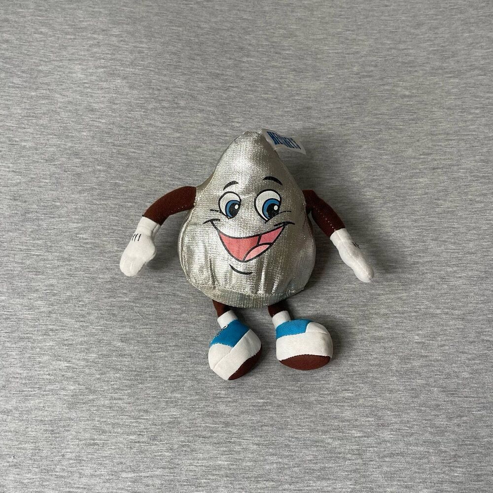 Hershey Vintage Silver Kiss 8" Stuffed Plush Toy